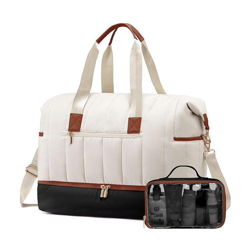 Fashionable and Practical Leisure Tote Bag with Detachable Cosmetic Pouch Stornfield