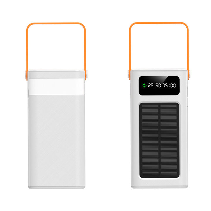 Portable Solar Power Bank with Digital Display and Practical Carrying Strap Stornfield