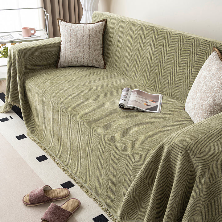 Textured Sofa Throw Blanket