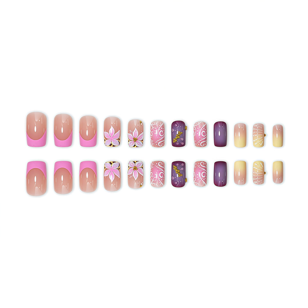 Artistic Decorative Press-On Nail Art Stornfield