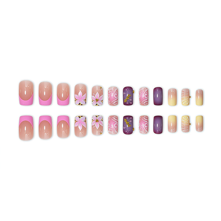 Artistic Decorative Press-On Nail Art Stornfield