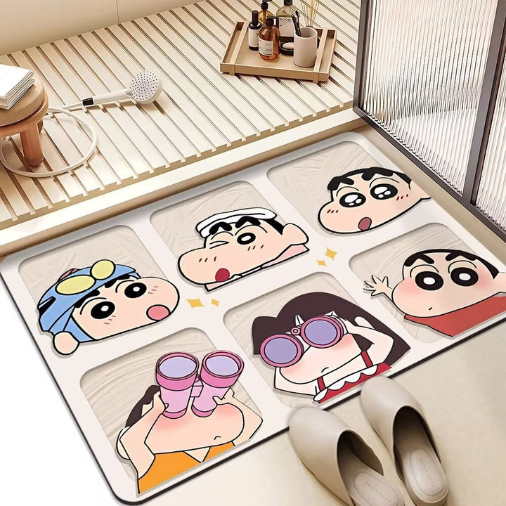 Cartoon Character Bathroom Mat