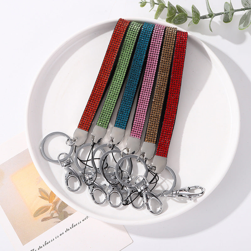 Rhinestone Accent Keychain Holder Stornfield