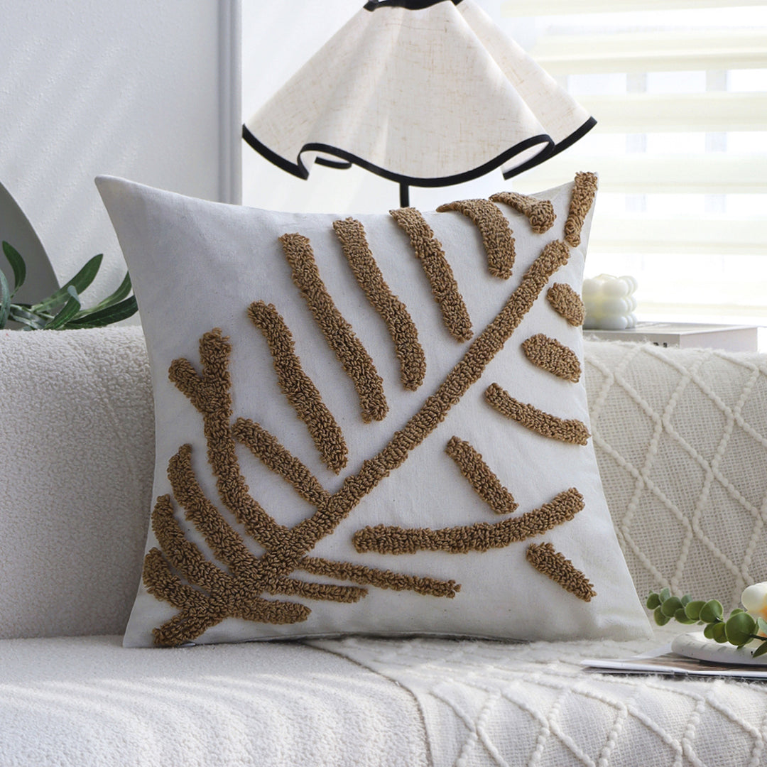 Decorative cushion with fine herringbone structure Stornfield