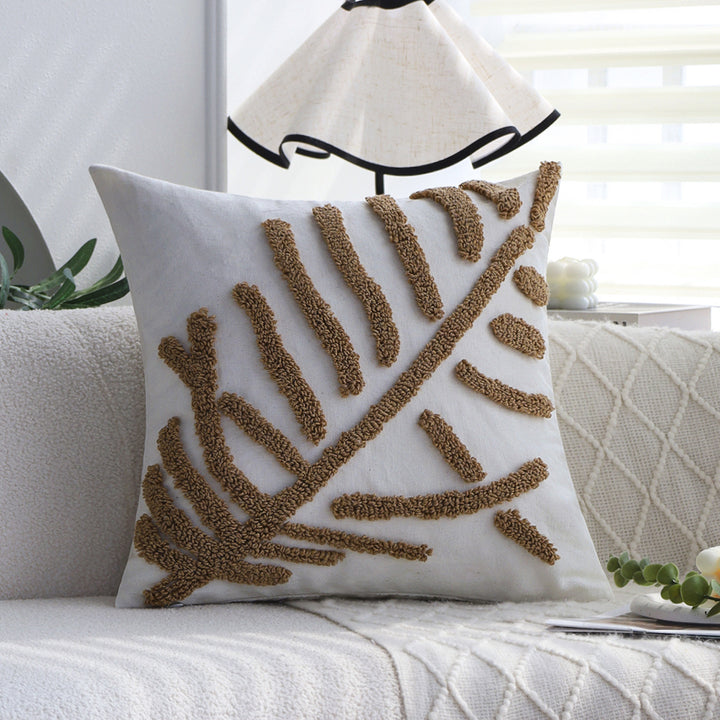 Decorative cushion with fine herringbone structure Stornfield