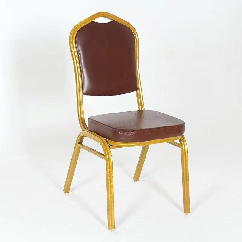 Elegant Upholstered Dining Chair with Gold Frame Stornfield