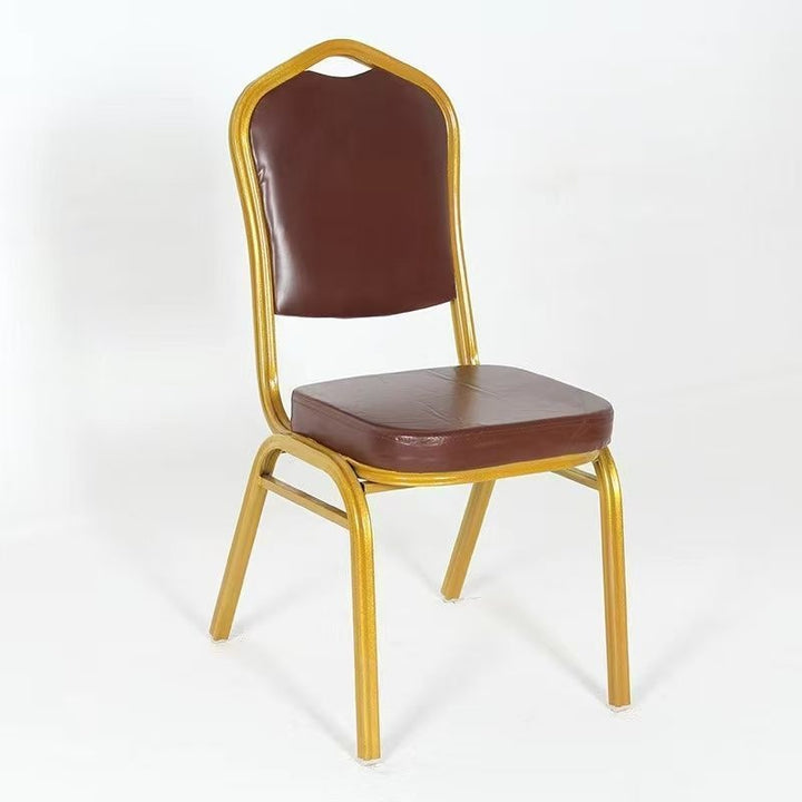 Elegant Upholstered Dining Chair with Gold Frame Stornfield