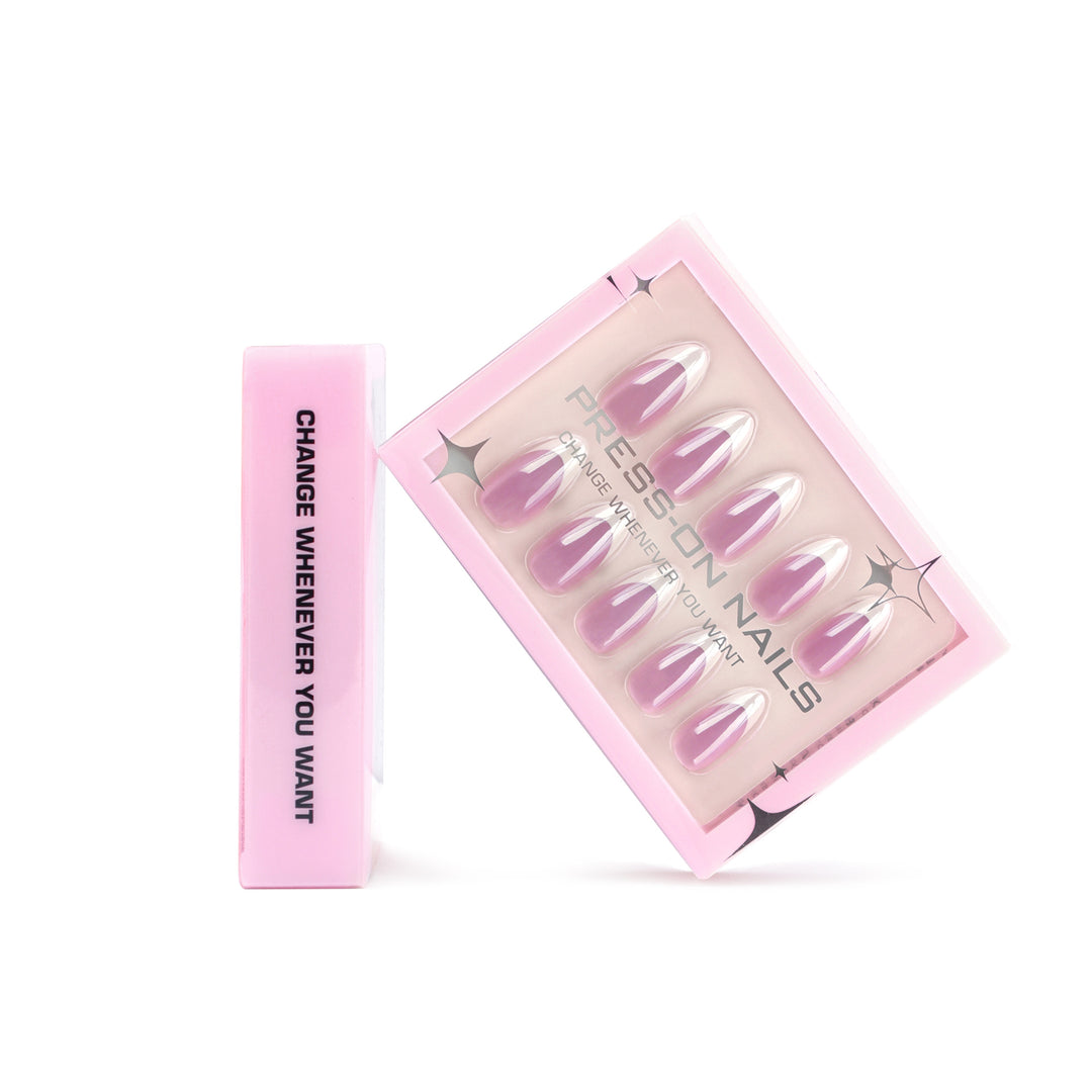 Artificial press-on nails with modern ombre effect Stornfield