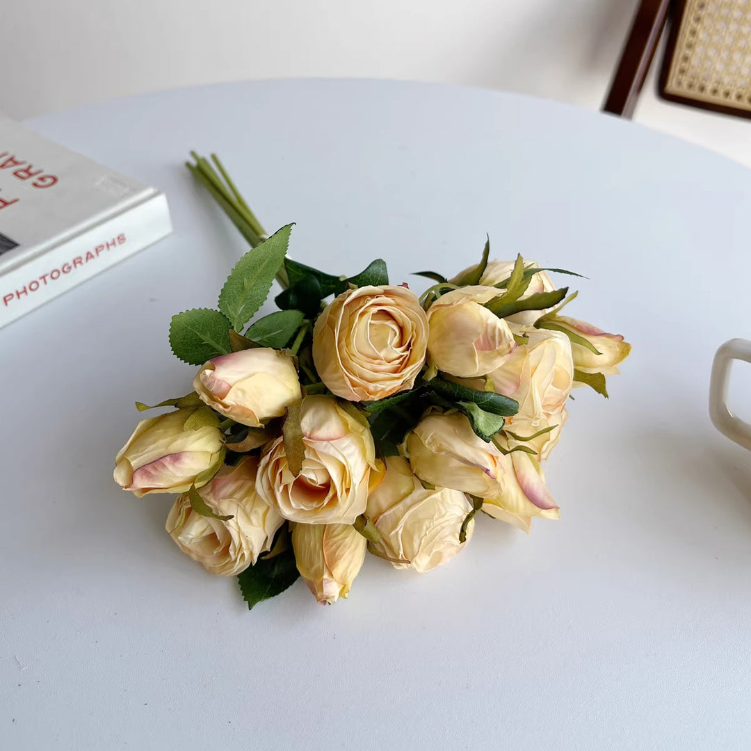 Lifelike Artificial Rose Bouquet