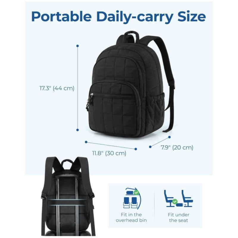 Quilted Multi-Compartment Backpack Stornfield
