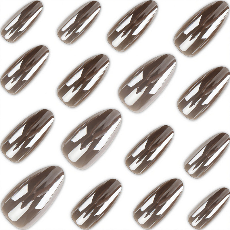 Elegant Almond Shaped Press-On Nails Stornfield