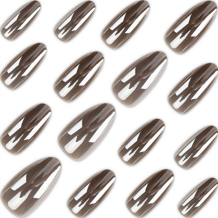 Elegant Almond Shaped Press-On Nails Stornfield