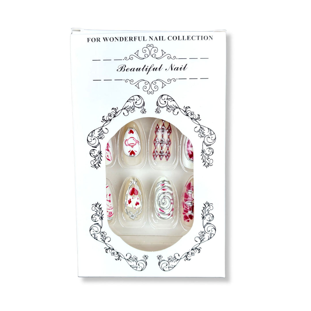 Artistic Fantasy-Themed Press-On Nail Set