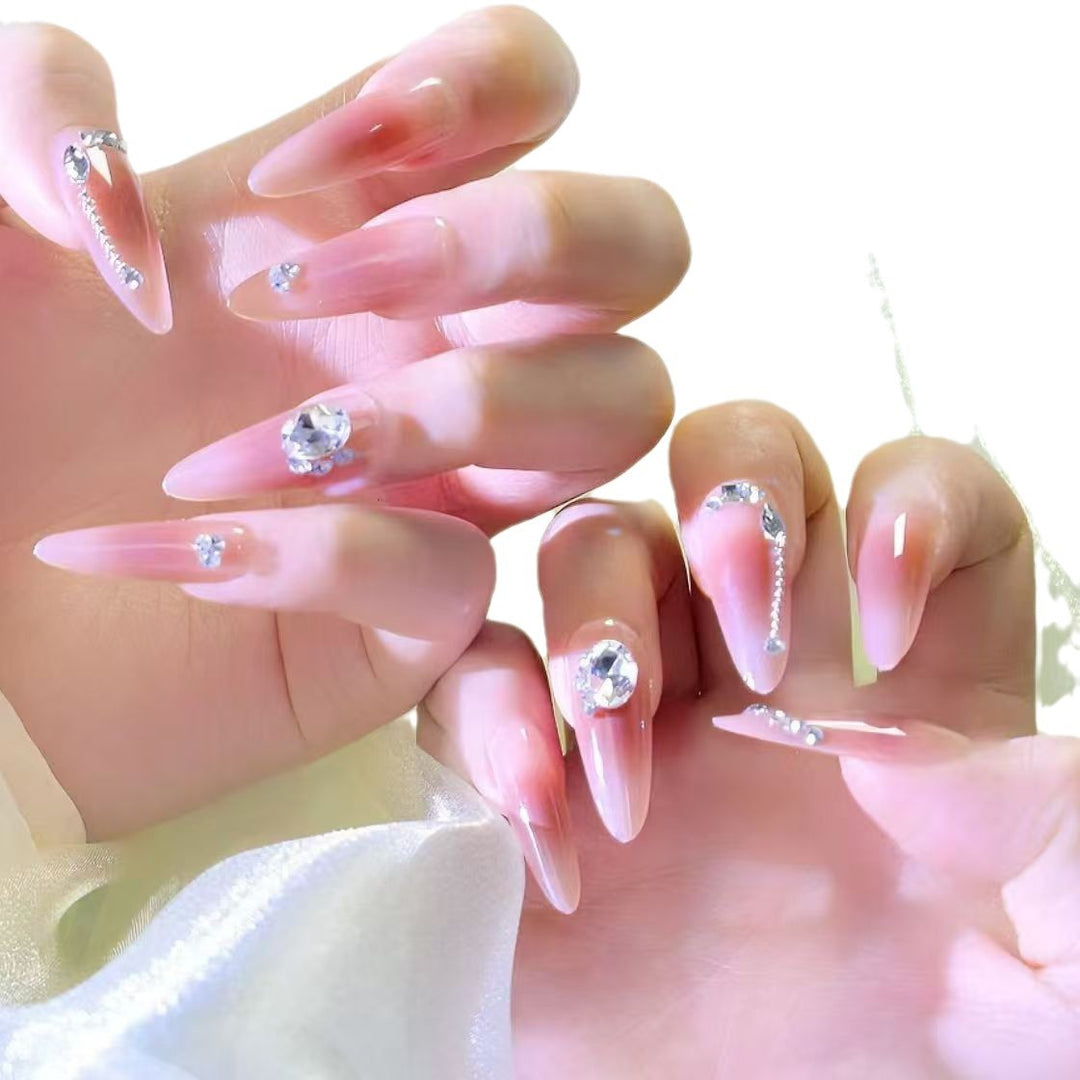 Luxury Rhinestone Enhanced Nail Art Stornfield