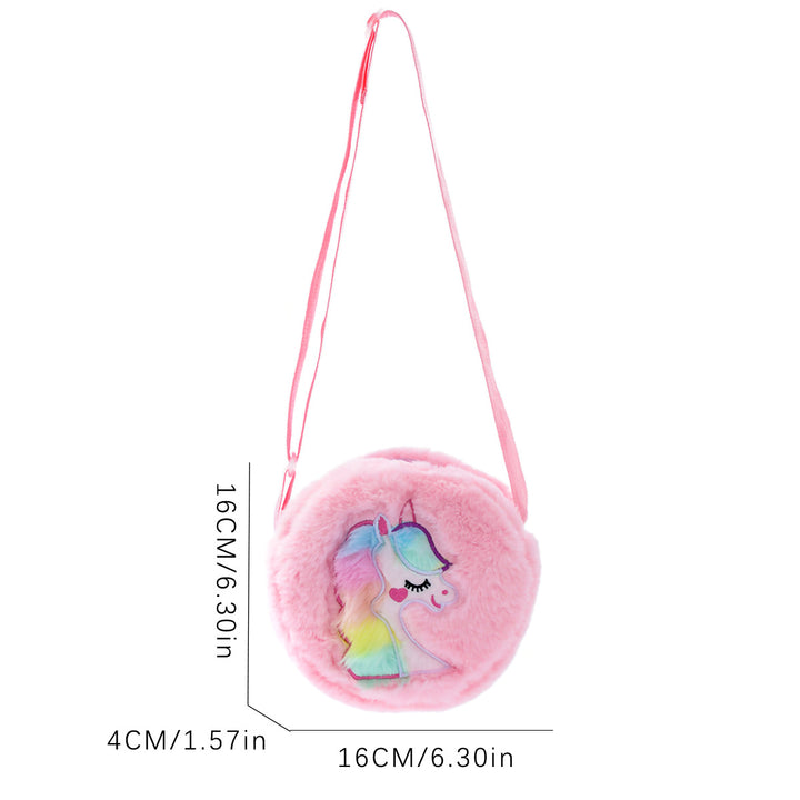 Plush shoulder bag with unicorn motif Stornfield