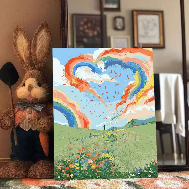 Artistic Heart-Themed Canvas Artwork Stornfield
