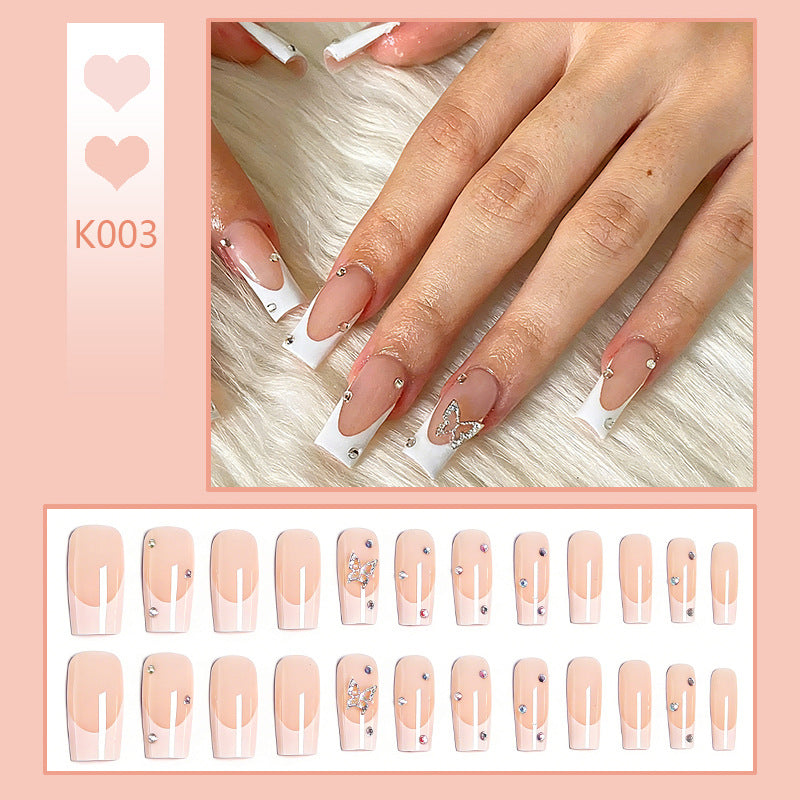 Artful Nail Set with Butterfly Decoration Stornfield