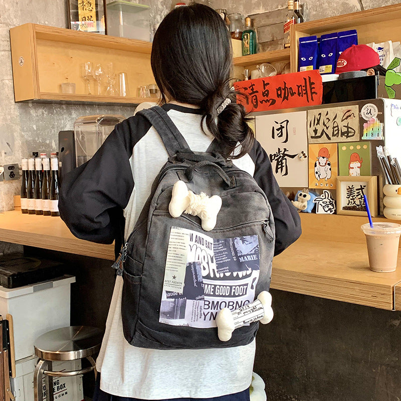Trendy Graphic Student Backpack Stornfield