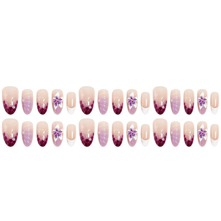 Floral Design Press-On Nail Set Stornfield