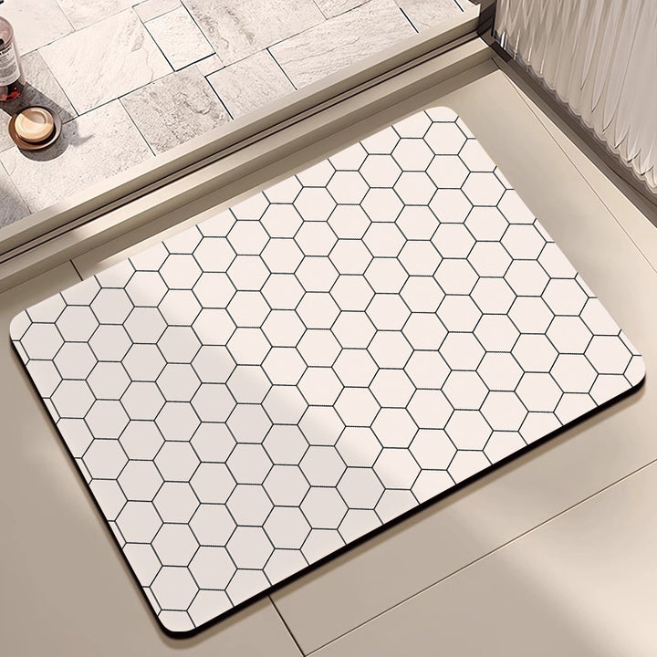 Geometric Pattern Decorative Floor Mat Stornfield