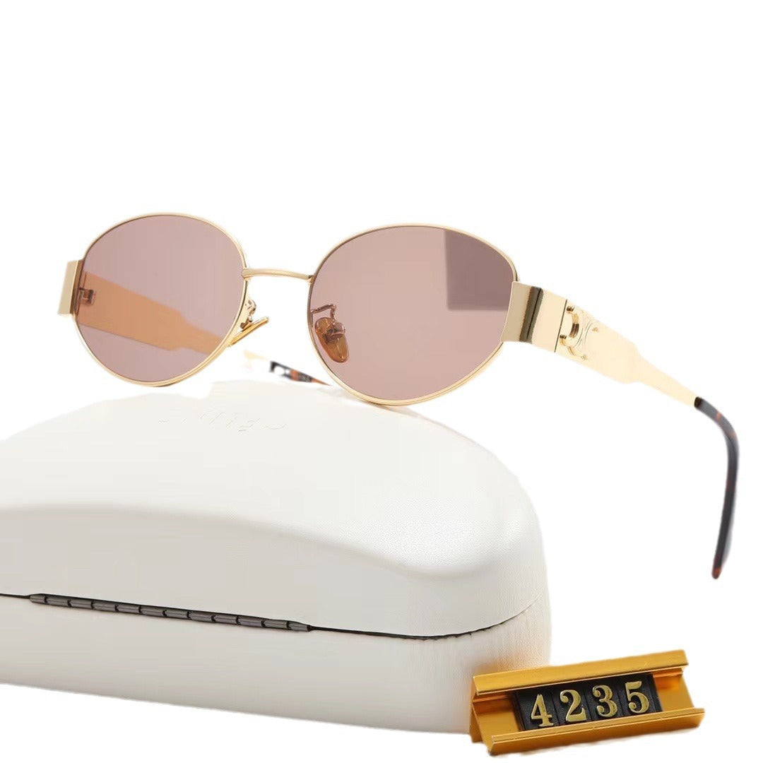 Women's exclusive oval-shaped designer sunglasses Stornfield