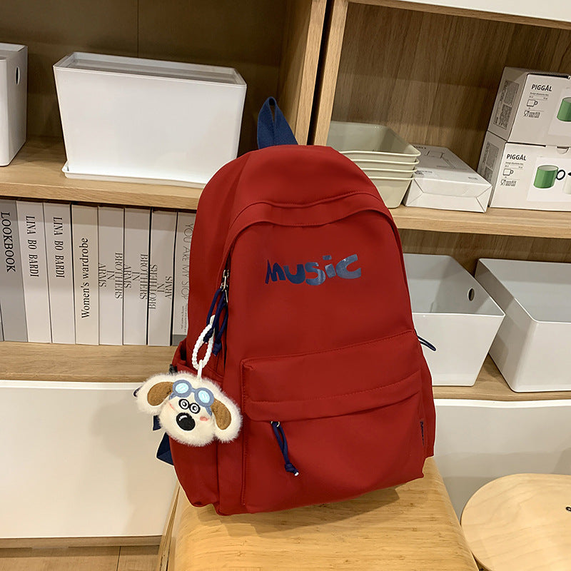 Casual Music-Themed Backpack Stornfield