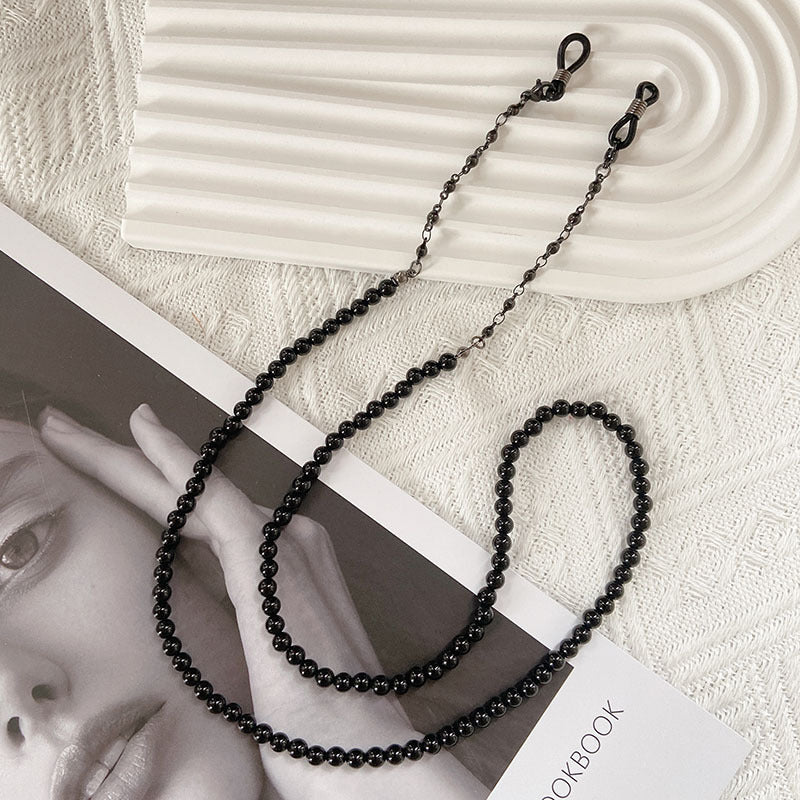 Fashionable glasses strap made of pearls Stornfield