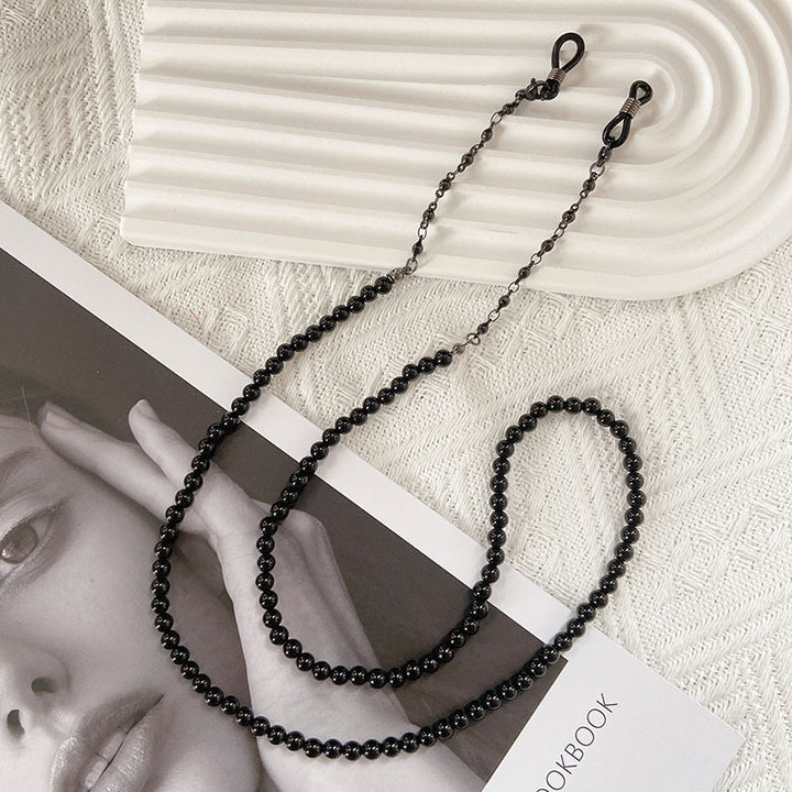 Fashionable glasses strap made of pearls Stornfield