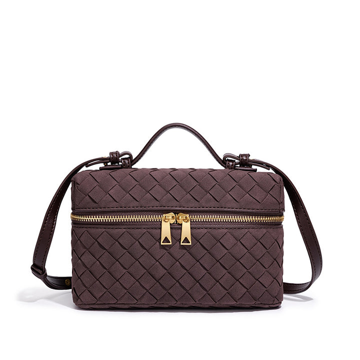 Handcrafted Textured Leather Crossbody Bag Stornfield