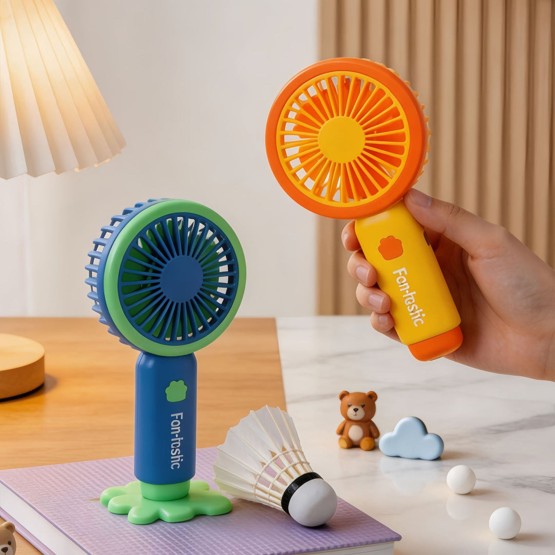 Women's Portable Mini Fan with Spray Function and USB Charging Option Stornfield