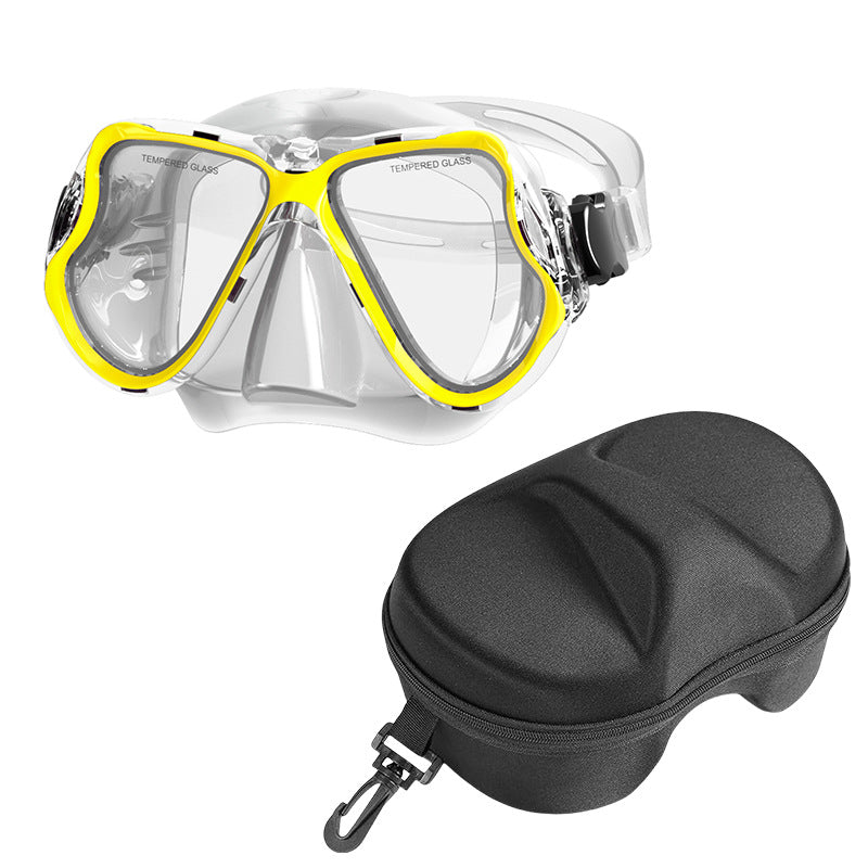 Diving mask with wide field of vision and comfortable wearing comfort Stornfield