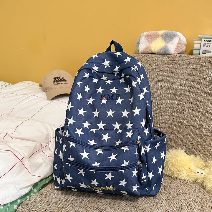 Star-Printed Casual Backpack Stornfield