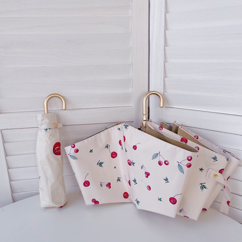 Ladies elegant and creative folding umbrella with heart design Stornfield