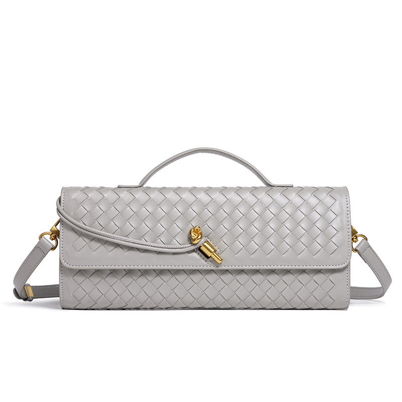 Woven Leather Clutch Stornfield