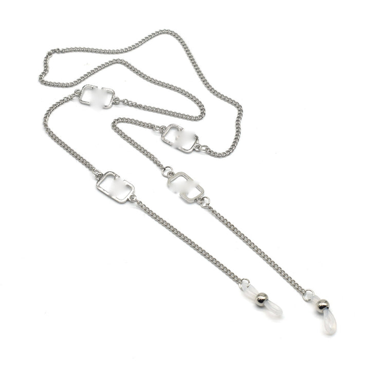 Adjustable Silver Eyewear Chain Stornfield