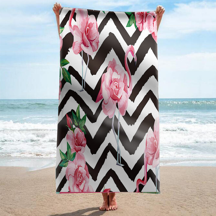 Beach towel with artistic mandala design Stornfield