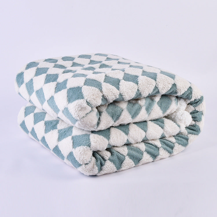 Ladies cuddle blanket with unique houndstooth pattern Stornfield