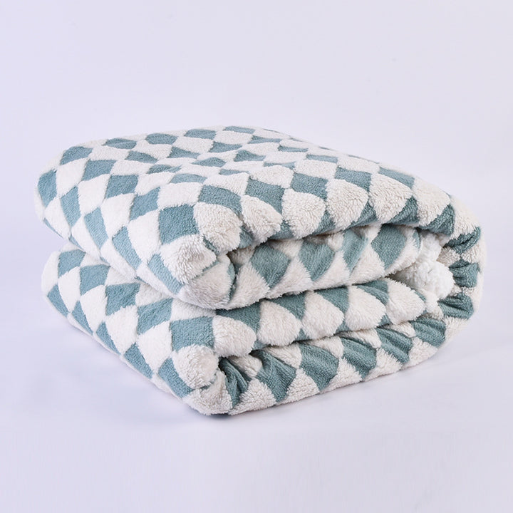 Ladies cuddle blanket with unique houndstooth pattern Stornfield