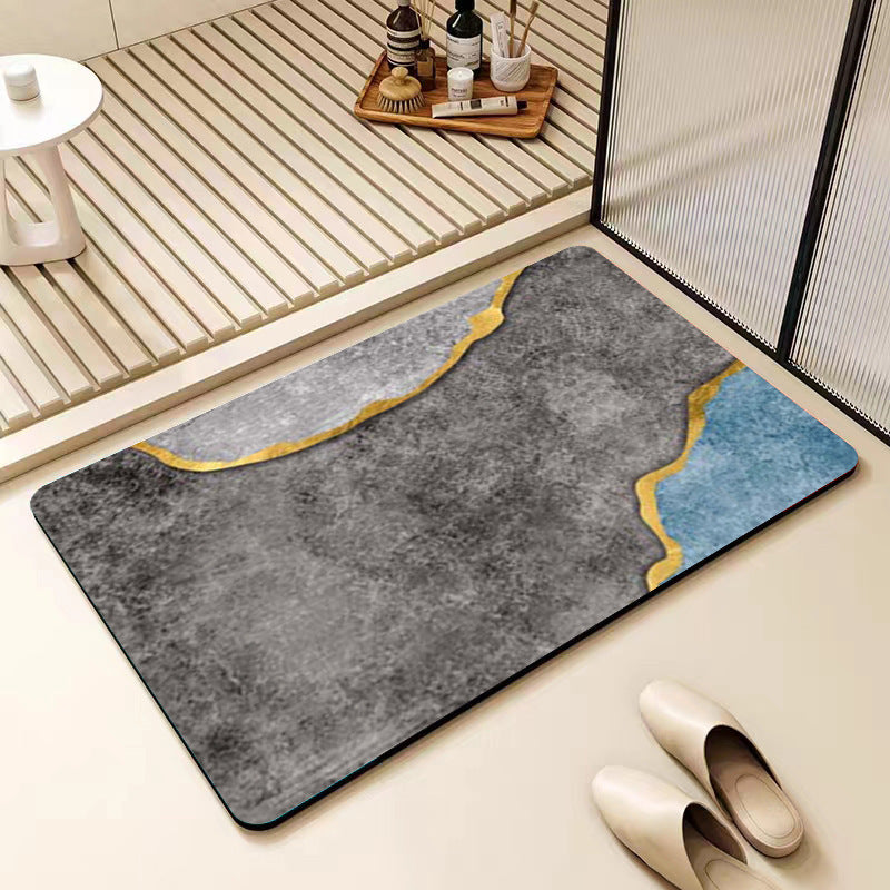 Modern Abstract Bathroom Mat