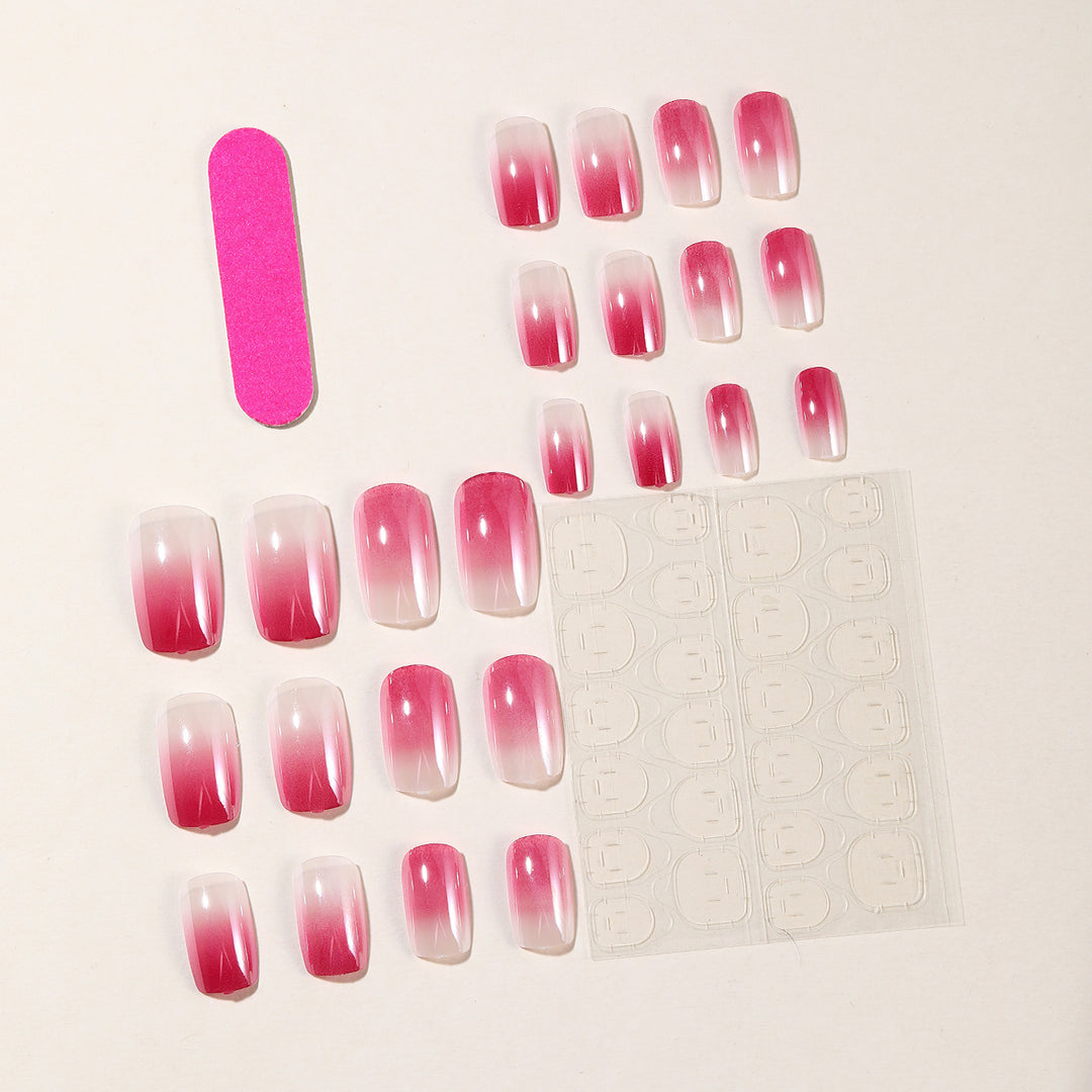 Ombre Glossy Press-On Nail Set Stornfield