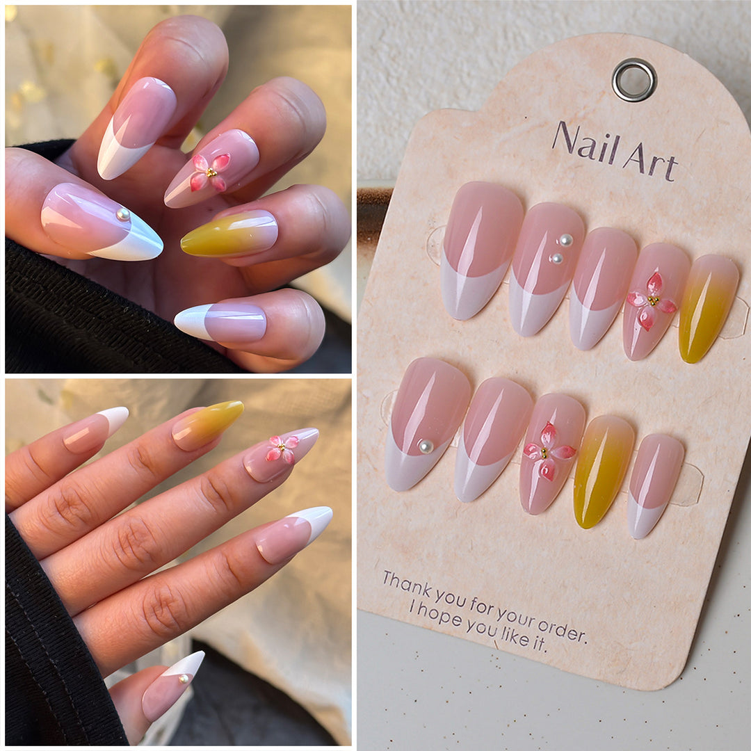 Elegant Press-On Nail Art Set Stornfield