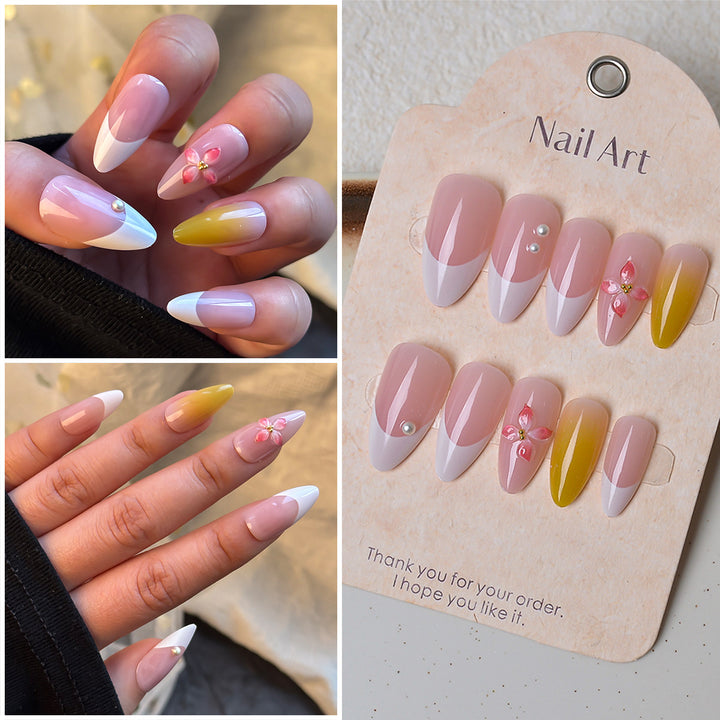 Elegant Press-On Nail Art Set Stornfield