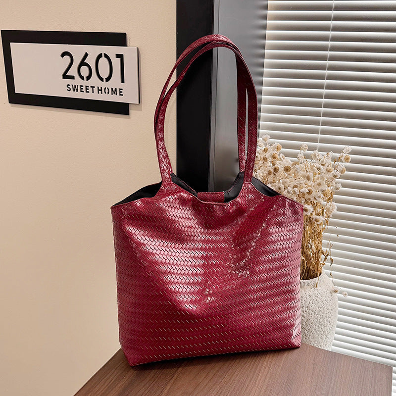 WoSpacious Woven Tote Bag Stornfield