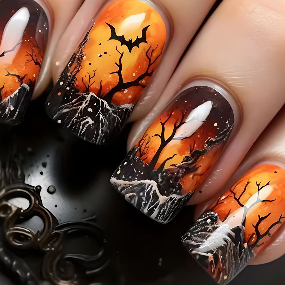 Creative Halloween-Themed Nail Art Set Stornfield
