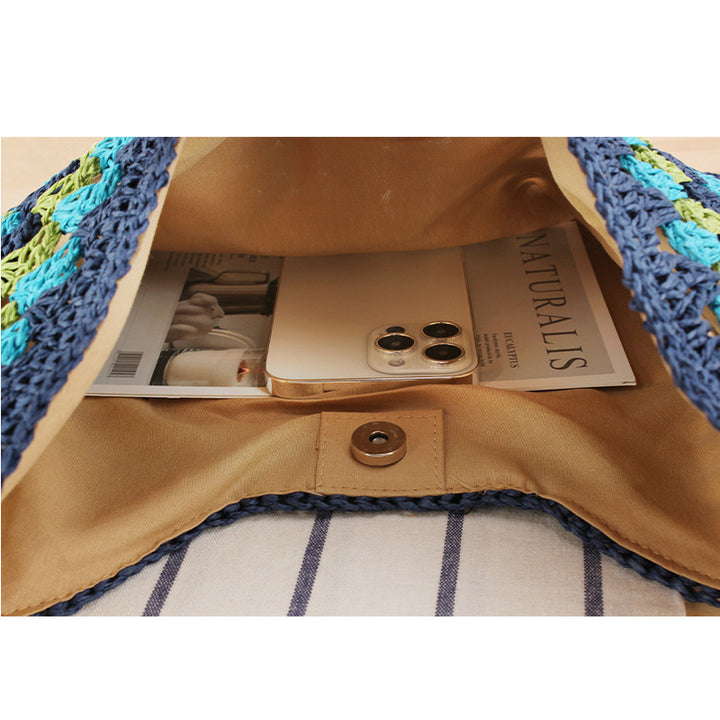 Designer crossbody bag in modern net design Stornfield