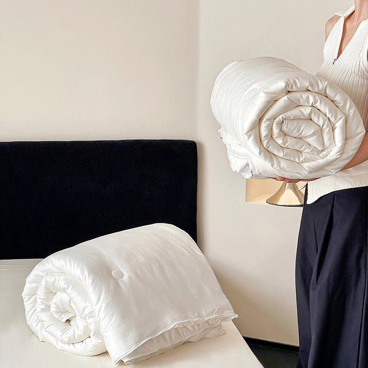 Quilted Hypoallergenic Mattress Topper with Button Tufting