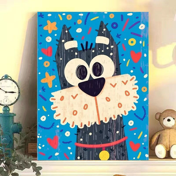 Playful Cat-Themed Canvas Wall Art Stornfield