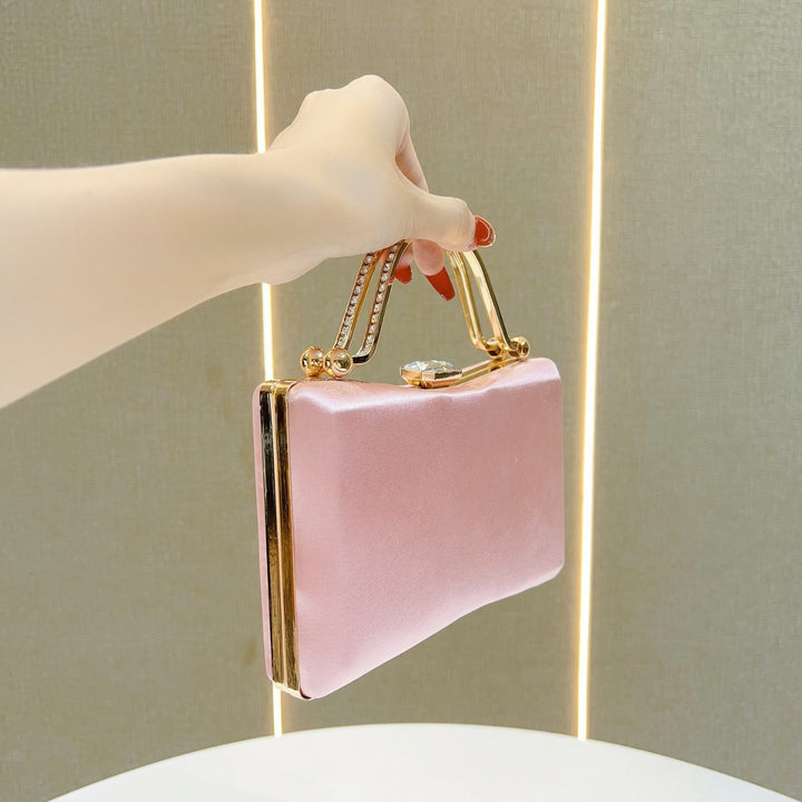 Vintage Satin Evening Handbag