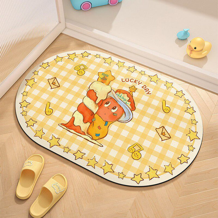 Cute Cartoon Character Welcome Mat