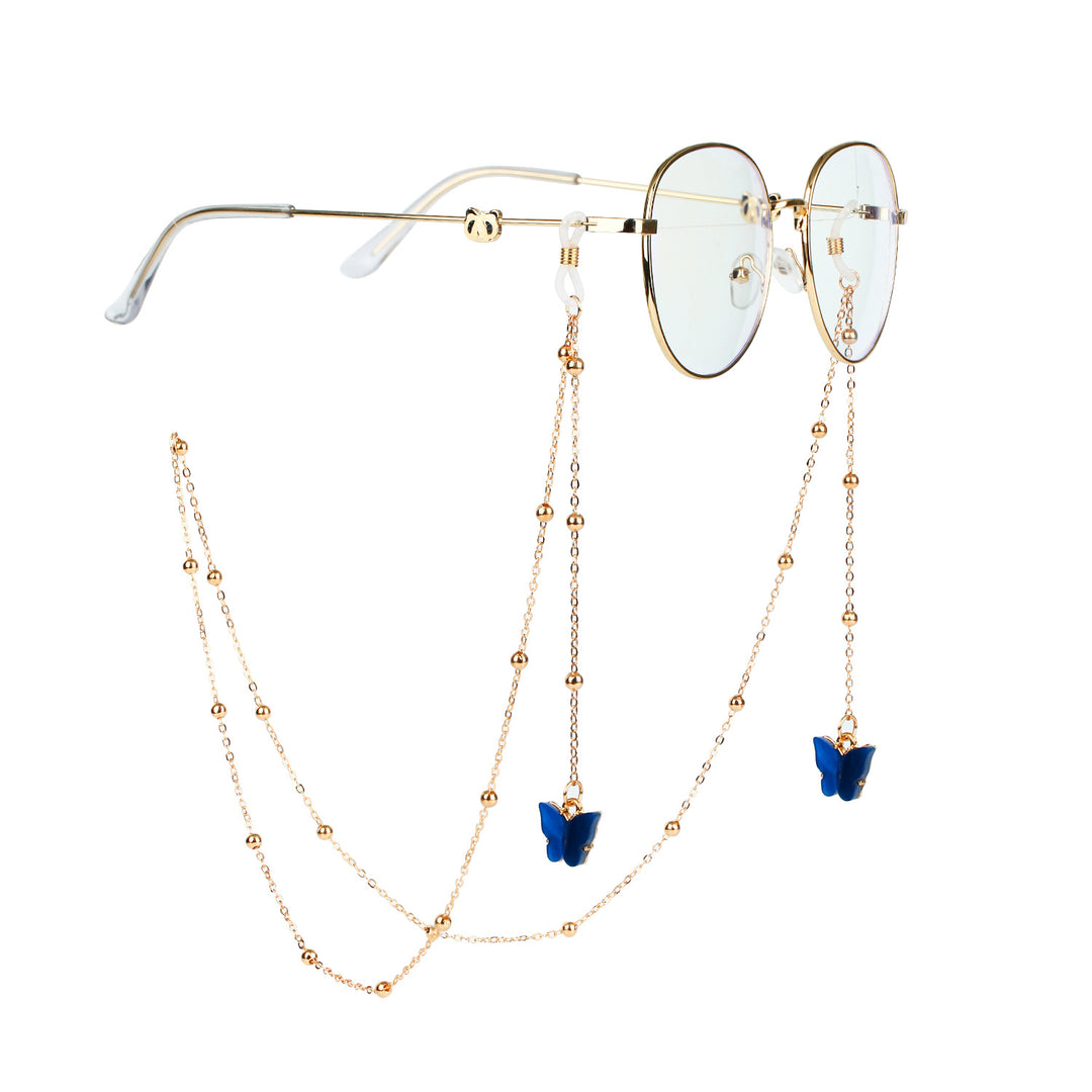 Fashionable sunglasses chains with butterfly pendants Stornfield